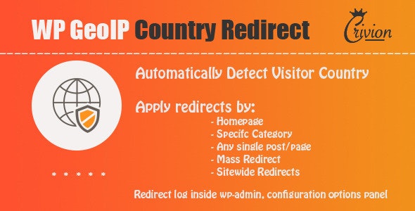 WP GeoIP Country Redirect v4.0 - IP地理位置自定义重定向插件
