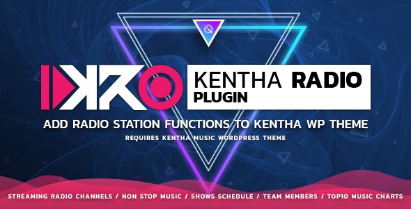 KenthaRadio v2.2.0 - Kentha Music WordPress 主题插件