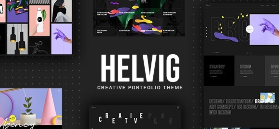 Helvig v1.0  - 创意作品集主题