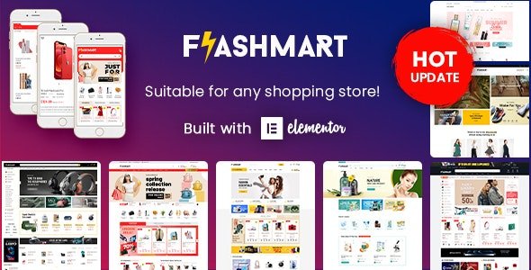 FlashMart v2.0.15（已汉化） - Multipurpose Elementor WooCommerce WordPress Theme (10+ Homepages & Mobile Layout Ready)