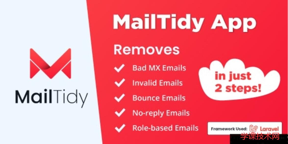 MailTidy v2.1.2 - 电子邮件列表清理 SAAS 应用程序