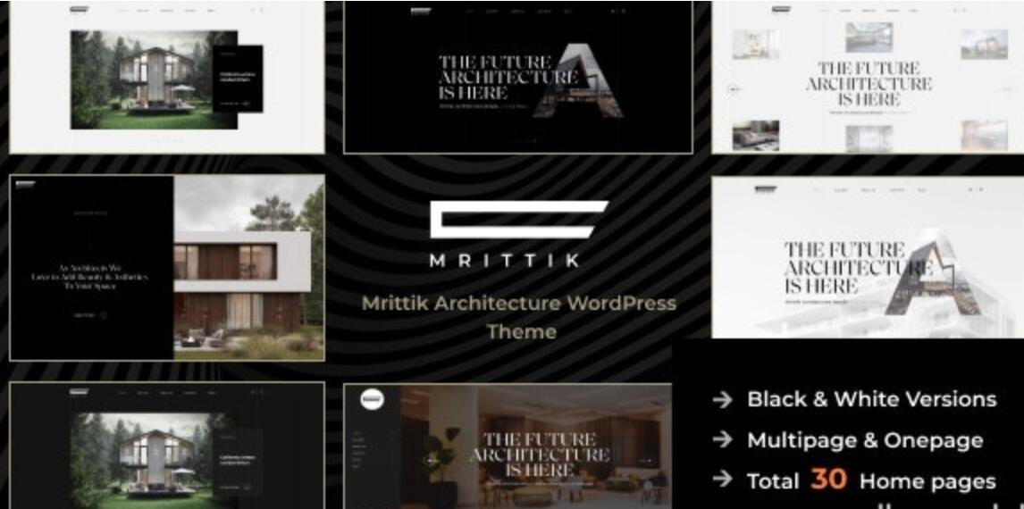 Mrittik v1.0.1 - Wordpress建筑和室内设计主题