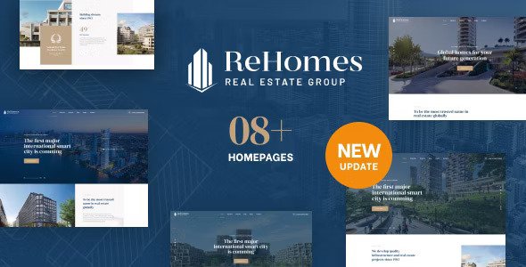 Rehomes v2.0.5 – WordPress房地产集团主题