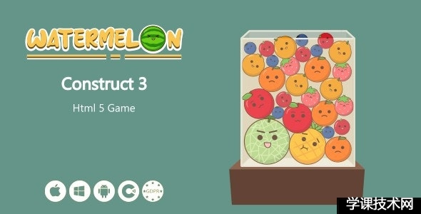 Watermelon - HTML5 Game (Construct 3) v1.0