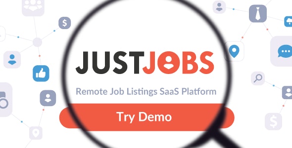 JustJobs v1.1.0 - Remote Job Listings SaaS platform