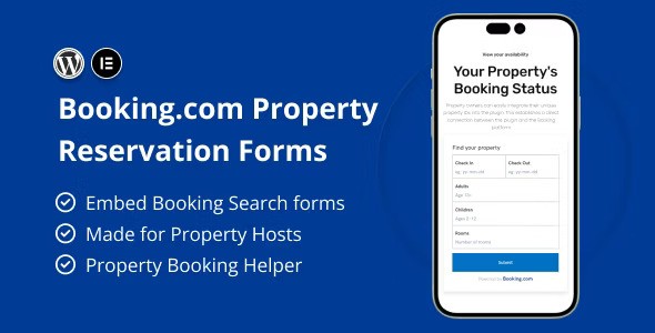 Booking.com Property Reservation Forms for Elementor v1.0