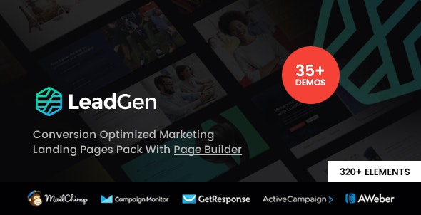 LeadGen v1.8 - Multipurpose Marketing Landing Page Pack with HTML Builder
