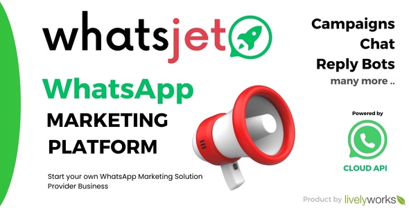 WhatsJet SaaS v2.9（已汉化） – 具有批量发送、营销活动和聊天机器人功能的 WhatsApp 营销平台