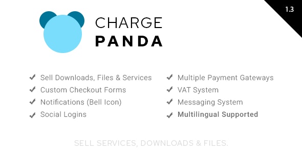 ChargePanda v1.0 - Sell Downloads, Files and Services (PHP 源码)