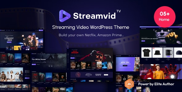 StreamVid v5.0.5 - WordPress视频流主题