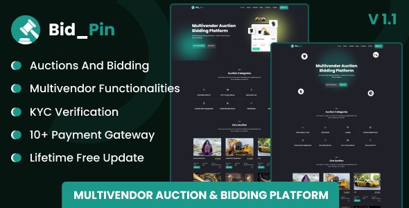 Bid_Pin V1.1.0 - 多供应商拍卖和竞价平台