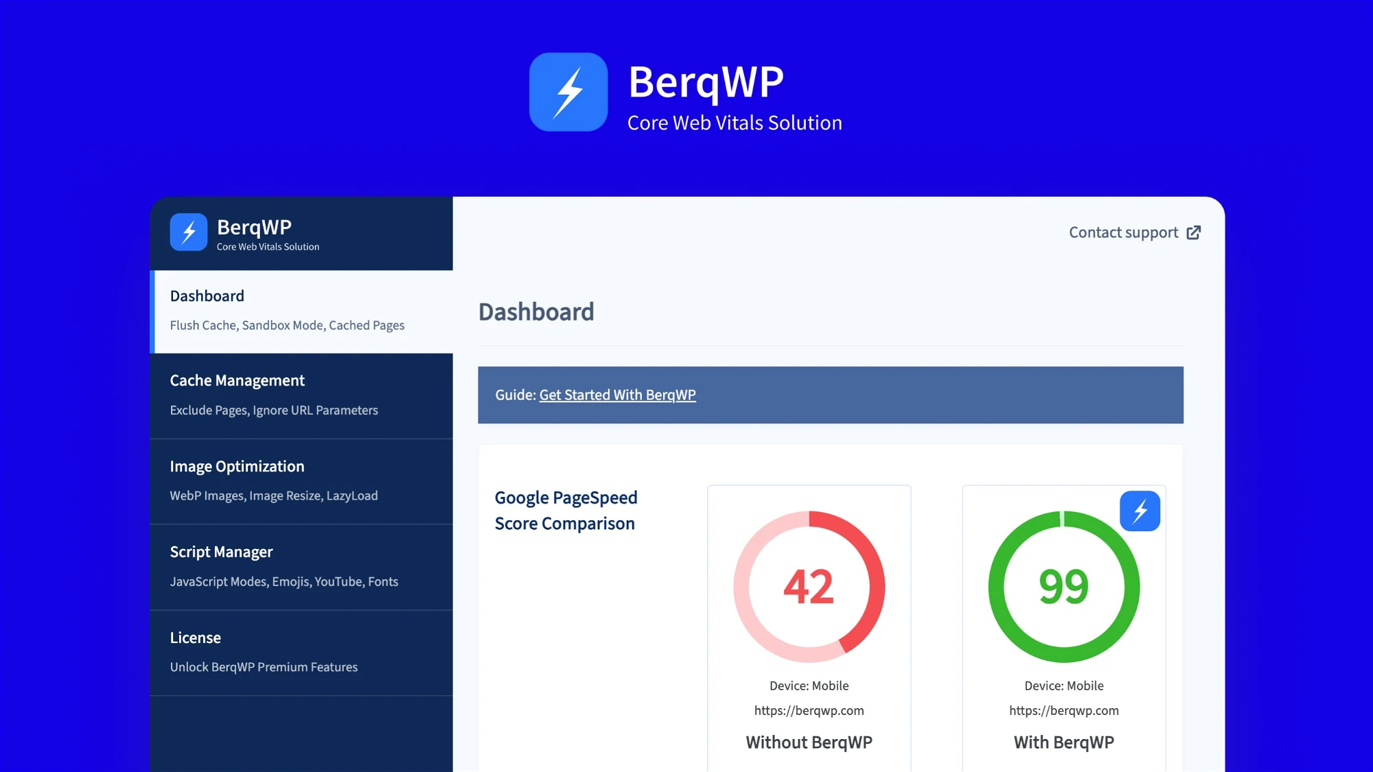 BerqWP v1.7.1 - Wordpress自动优化速度插件