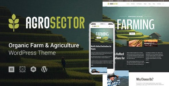Agrosector v1.5.2 – WordPress农业和有机食品