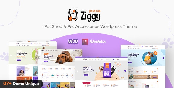 Ziggy v1.2.2 - 宠物店 WordPress 主题