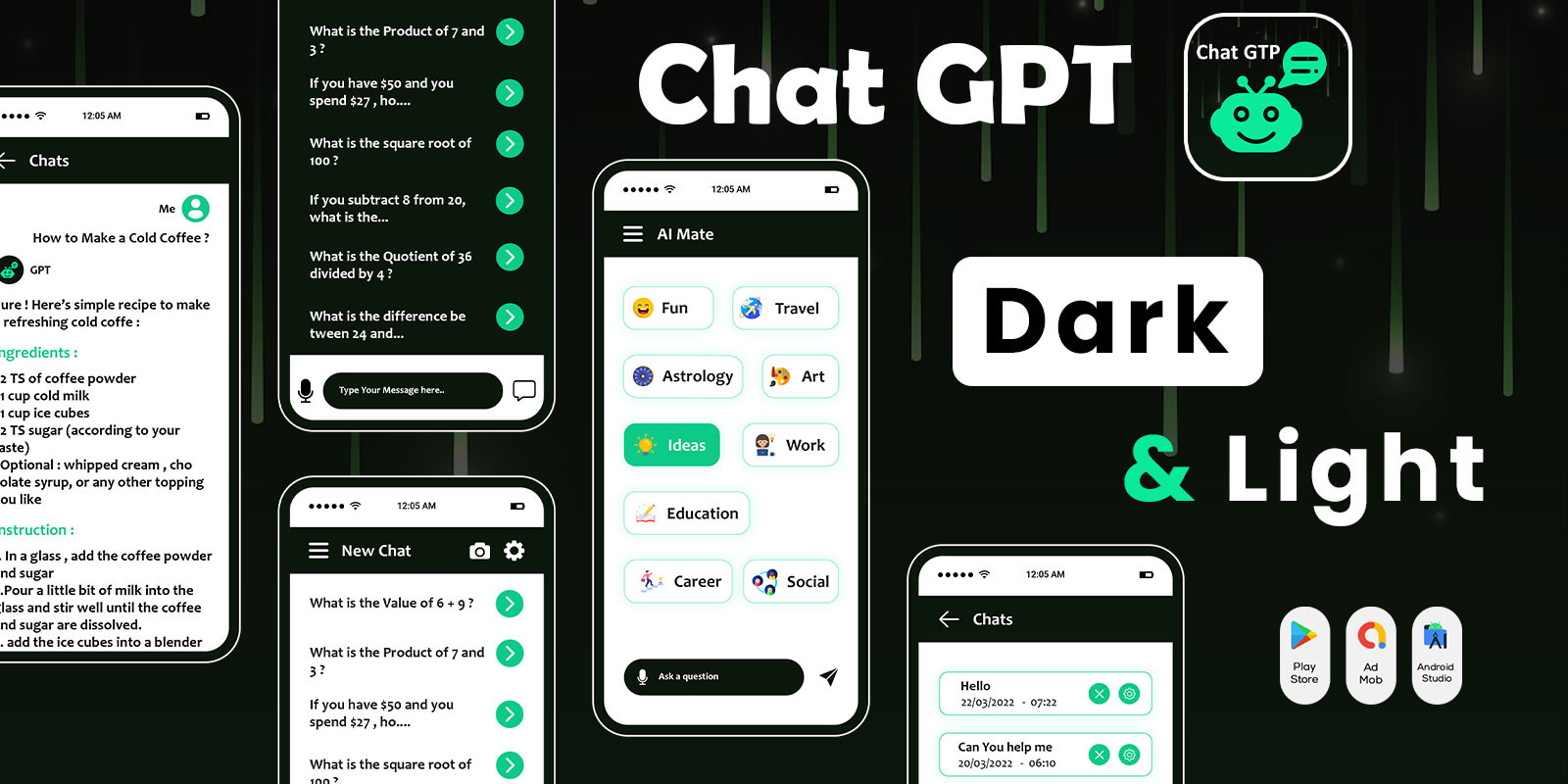 Chat GTP v1.0 - ChattyAI - Android 源码