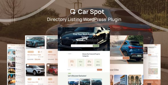 CarSpot v1.0.3 – WordPress 汽车目录列表插件