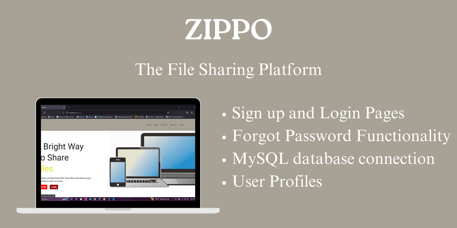 Zippo Fileshare v1.0 - Filesharing Platform