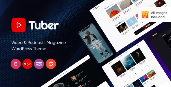 Tuber v1.12 – Video Blog & Podcast WordPress Theme