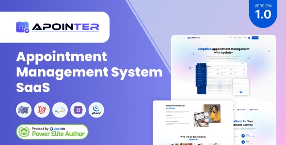 Apointer v1.0 - Appointment Management System SaaS