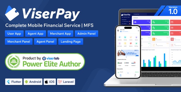 ViserPay v1.0 - Complete Mobile Financial Service | MFS