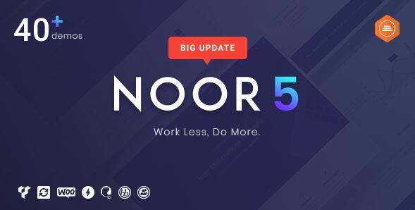 Noor v5.8.3破解版 – WordPress最小的多功能主题