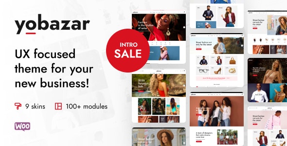 Yobazar v1.1.2（已汉化） – Elementor WooCommerce WordPress 主题