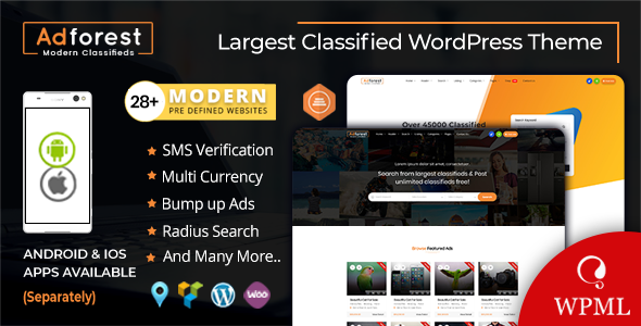 AdForest v5.0.3（已汉化） – WordPress分类广告主题