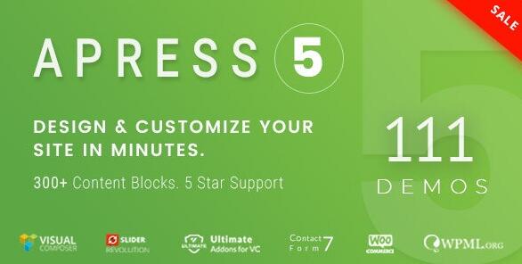 Apress v6.0.4破解版 –响应式多功能主题