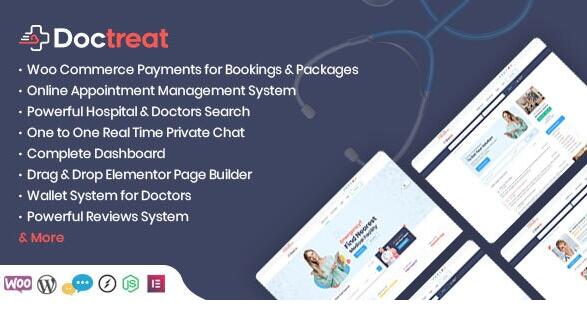 Doctreat v1.5.4（已汉化） – WordPress医生目录主题