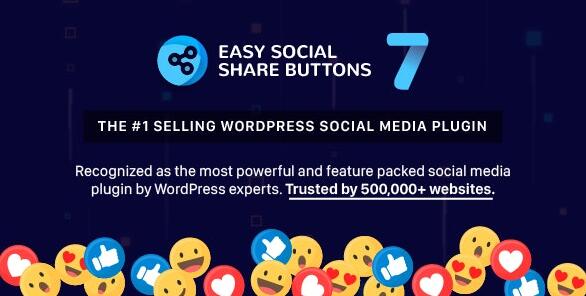 Easy Social Share Buttons v8.4 破解版（已汉化） – WordPress 社交分享按钮插件
