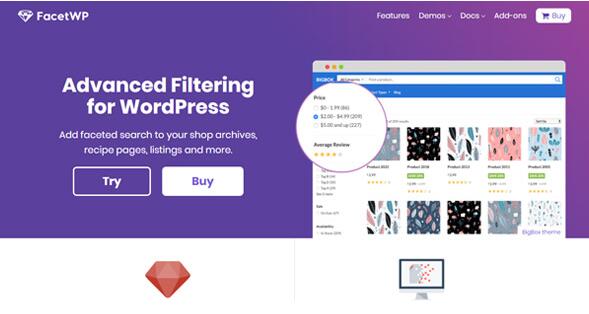 FacetWP v3.9.6 +完整插件 – WordPress筛选搜索插件