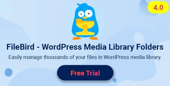 FileBird Pro v4.9.9.1全功能版（已汉化）  – WordPress媒体文件管理插件