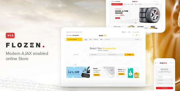 Flozen v1.3.3 – WordPress WooCommerce AJAX 主题