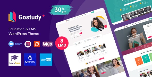 Gostudy v2.1.4 – WordPress教育主题