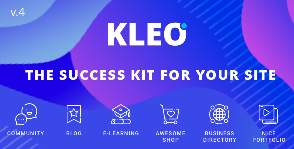 Kleo v5.1.0破解版 – WordPress社区主题