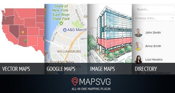 MapSVG v6.2.20 – WordPress地图插件