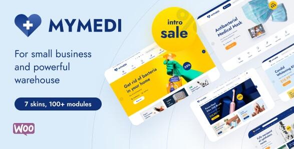MyMedi v1.2.9内置激活版（已汉化） –响应式WooCommerce WordPress主题