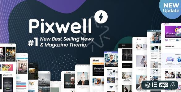Pixwell v9.3 –WordPress现代杂志主题