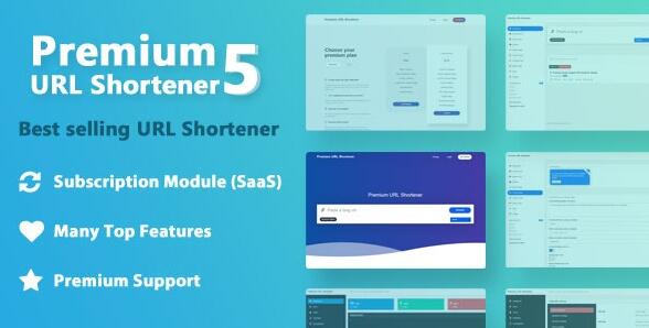 Premium URL Shortener v6.3.2 – 短网址PHP源码