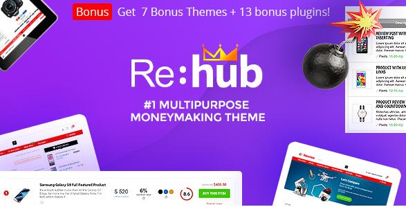 Rehub v19.9.2（已汉化） – WordPress会员营销，多厂商商店，社区主题
