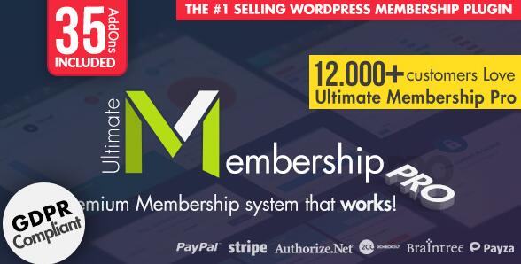 Ultimate Membership Pro v13.1.1无限激活版（已汉化）- WordPress会员插件