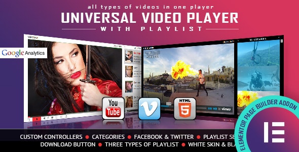 Universal Video Player v3.8(汉化50%) – WordPress播放器插件