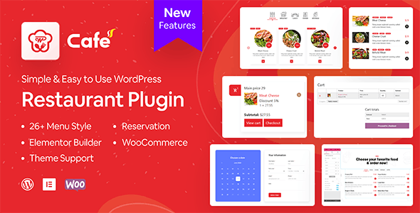WP Cafe v1.6.2（已汉化） – WordPres食品订购插件