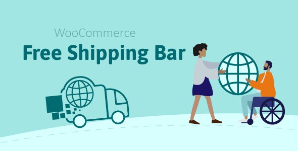WooCommerce Free Shipping Bar v1.1.13 – WooCommerce 增加平均订单价值插件