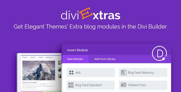 Divi Extras v1.1.10 – 添加到 Divi Builder 的额外主题博客模块