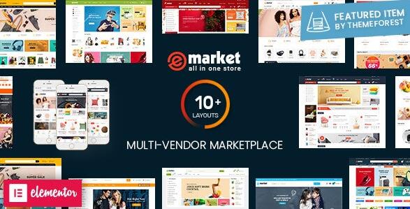 eMarket v5.4.1破解版（已汉化） – WordPress多供应商MarketPlace 主题