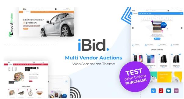 iBid v3.5.3（已汉化） – 多供应商拍卖WooCommerce主题