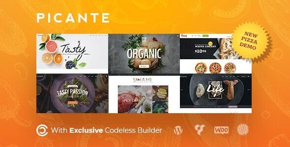 Picante v2.4.9 – WordPress餐厅主题
