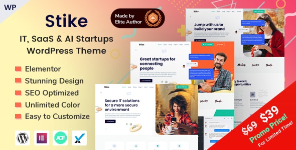 Stike v2.7破解版– WordPressIT初创公司主题