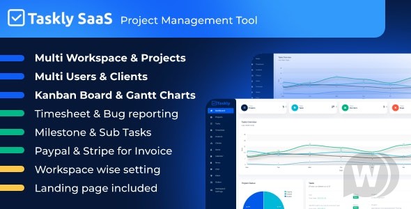 TASKLY SaaS v6.2 – 项目管理源码
